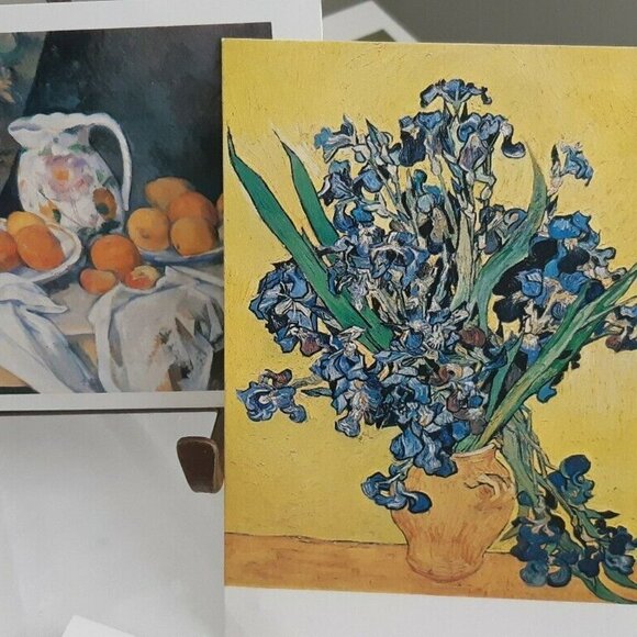 VTG POSTCARDS VAN GOGH MUNCH CEZANNE national gallery art institute MONET 52 lot - Picture 3 of 8